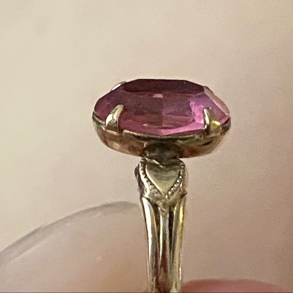 Vintage Marked 10K RGP BG Pink Delicate Ring - Picture 5 of 9